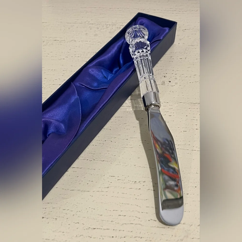 Waterford Crystal Lismore Butter‎ Knife Vintage New